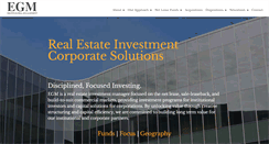 Desktop Screenshot of egm-funds.com