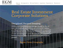 Tablet Screenshot of egm-funds.com